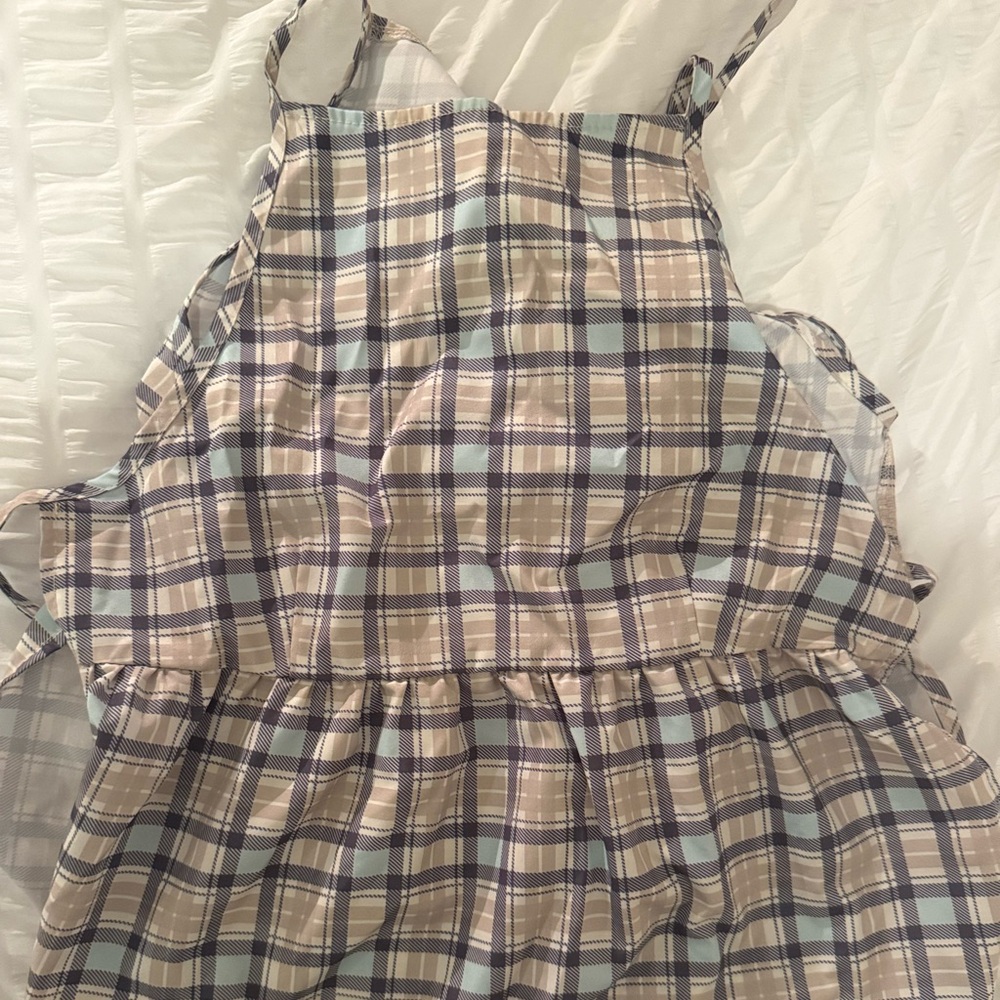 Plaid Sleeveless Top
